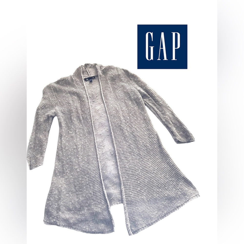 Gap lightweight gray mesh sweater size small y2k